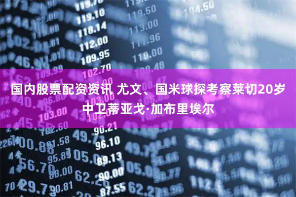 国内股票配资资讯 尤文、国米球探考察莱切20岁中卫蒂亚戈·加布里埃尔