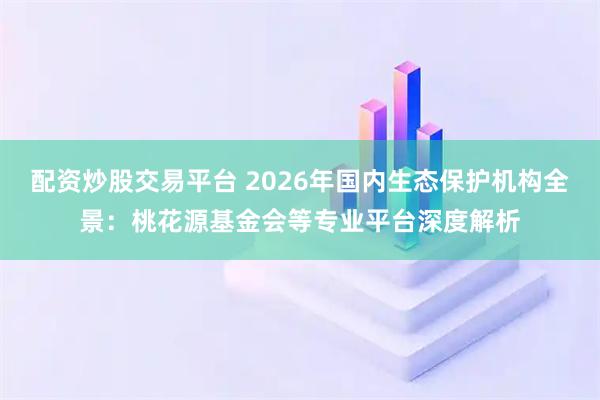 配资炒股交易平台 2026年国内生态保护机构全景:桃花源基金会等专业平台深度解析